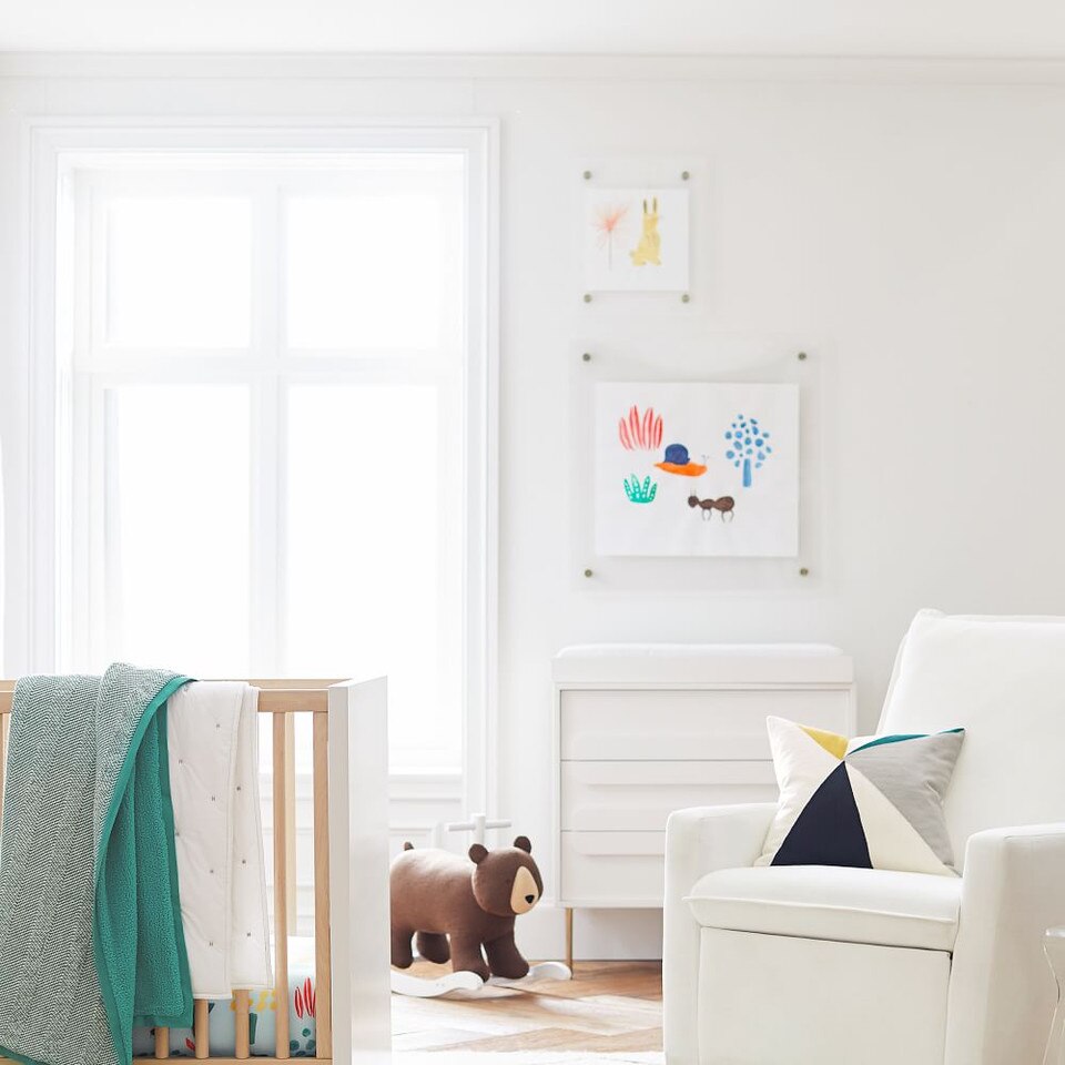 Organic Woodland Cot Fitted Sheet Multi West Elm Australia